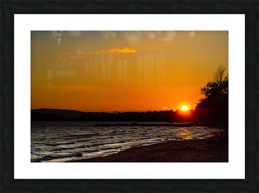 Sunset over the Adirondacks Picture Frame print