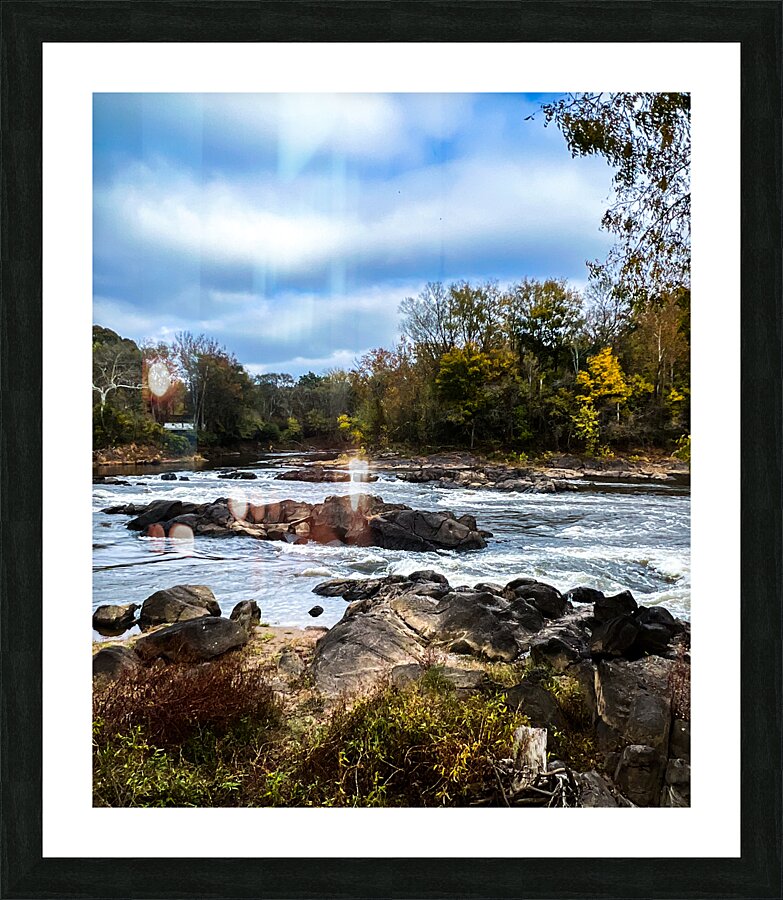 Roanoke Rapids Weldon Mill NC Picture Frame print