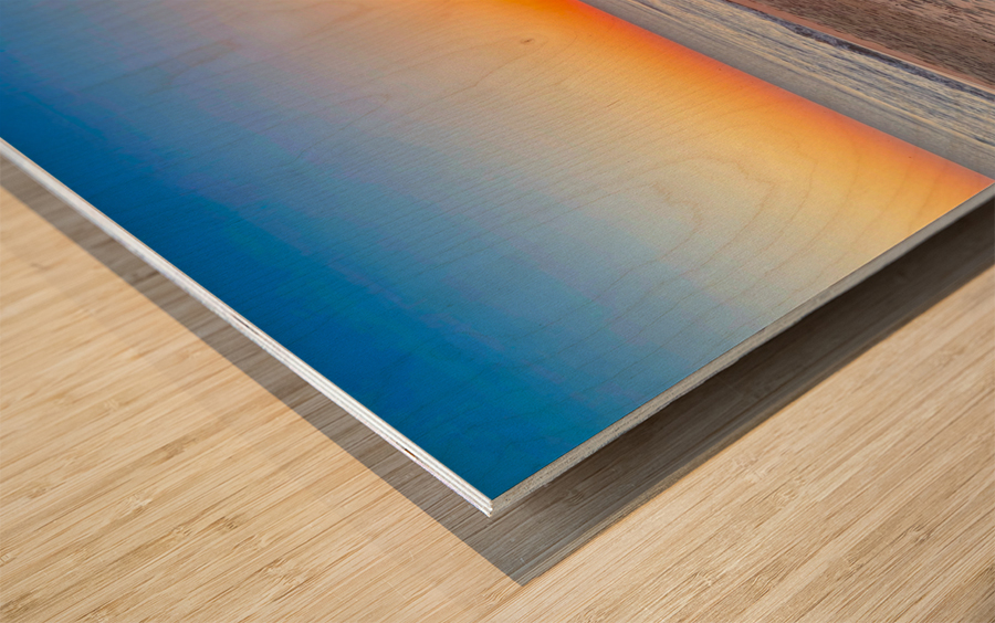 Cape Hatteras Sunrise Wood print