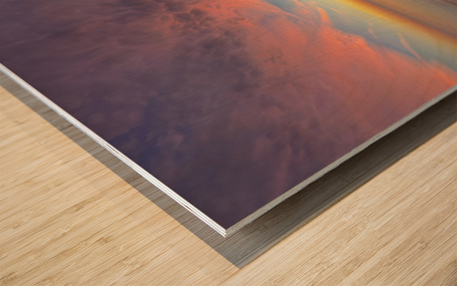 Myrtle Sunrise Wood print