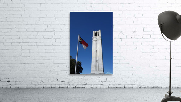Bell tower and flag Wall Preview