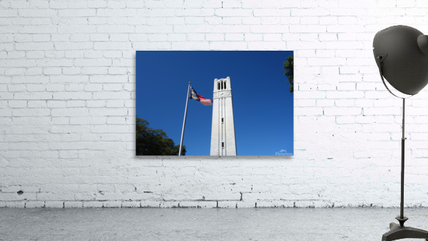 Bell tower and state flag Wall Preview
