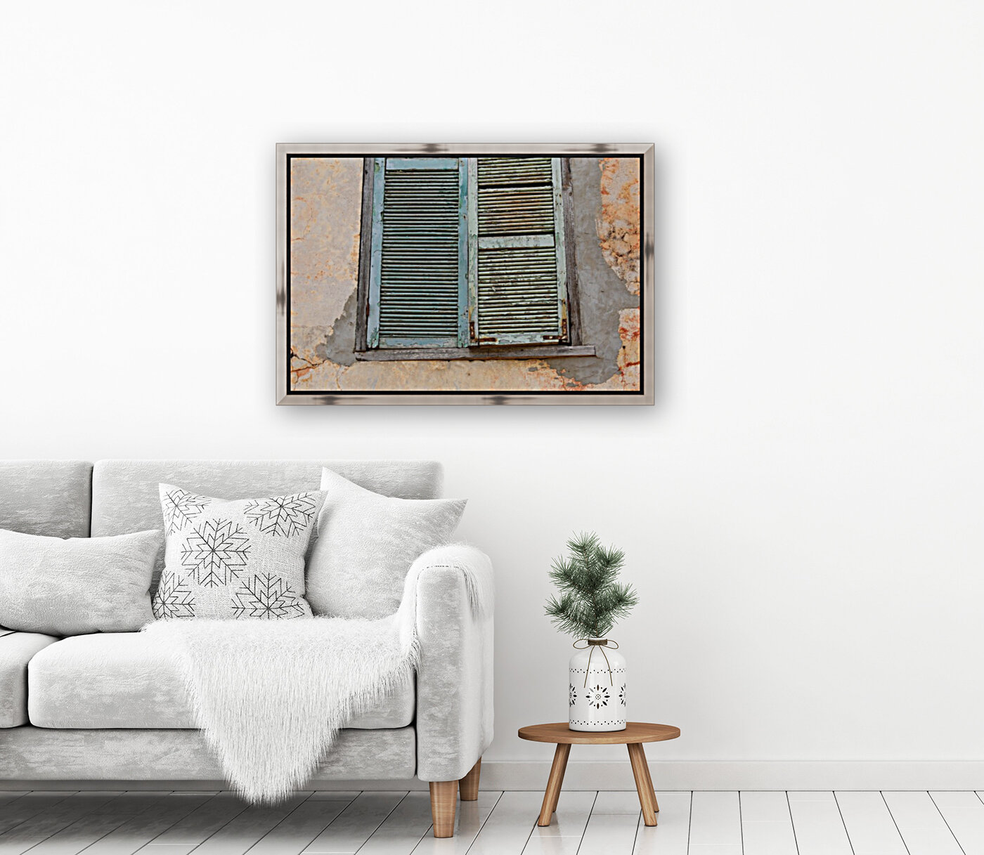 Old Broken Window M38737 Reproduction
