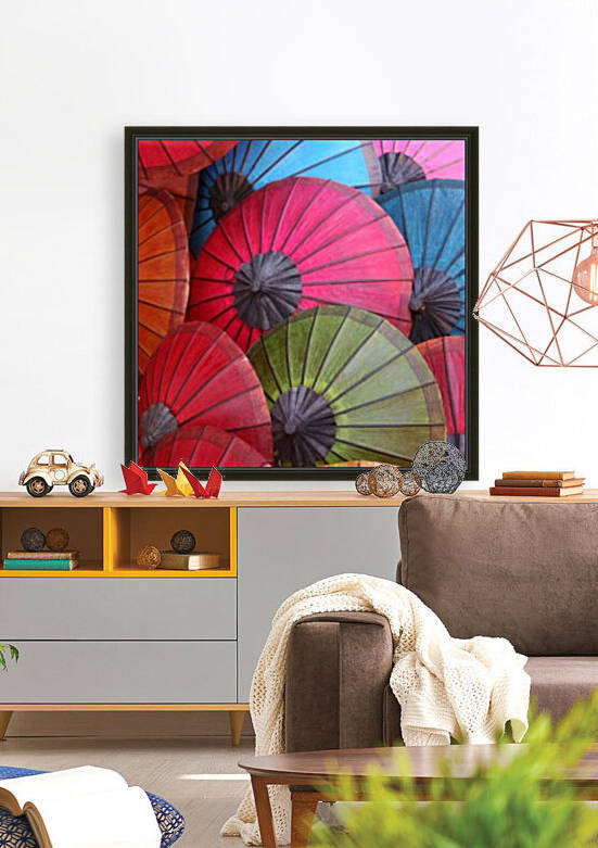 Colorful Umbrellas Laos 6966 by Move-Art