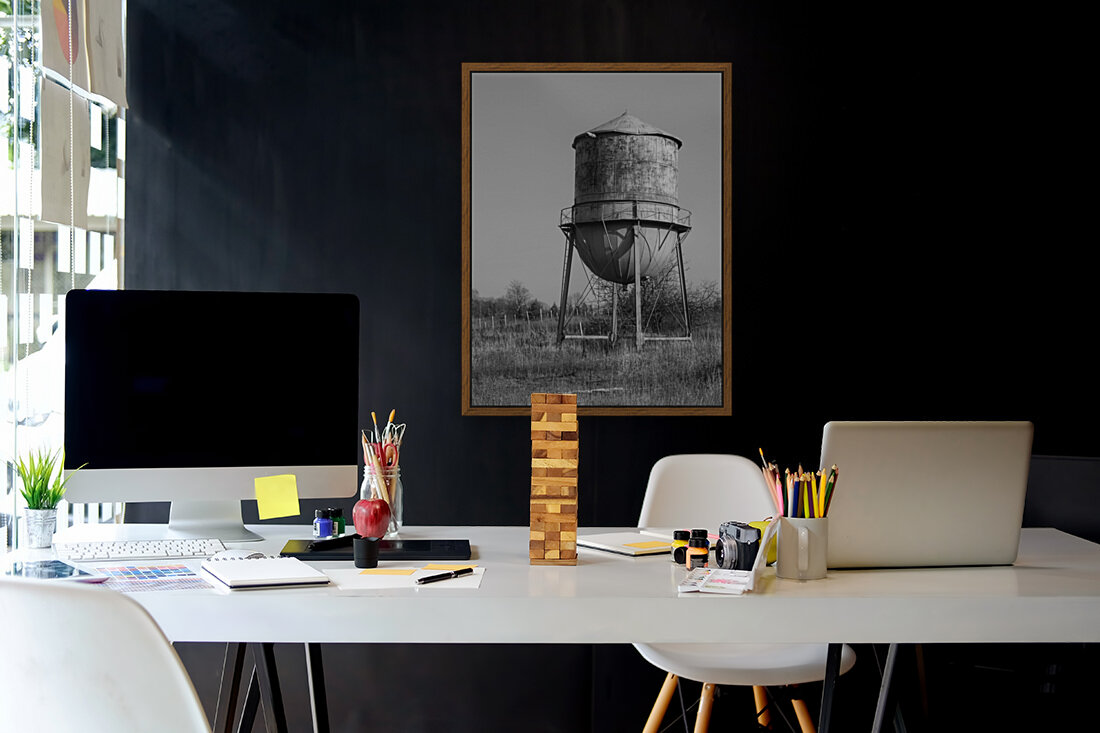 Abandoned Water Tower Reproduction