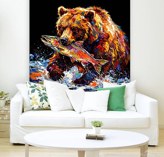 Bear with Fish Reproduction