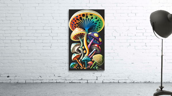 Mushroom Hypnotika Wall Preview