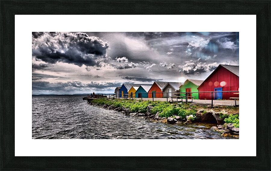 Lancaster Wharf Picture Frame print