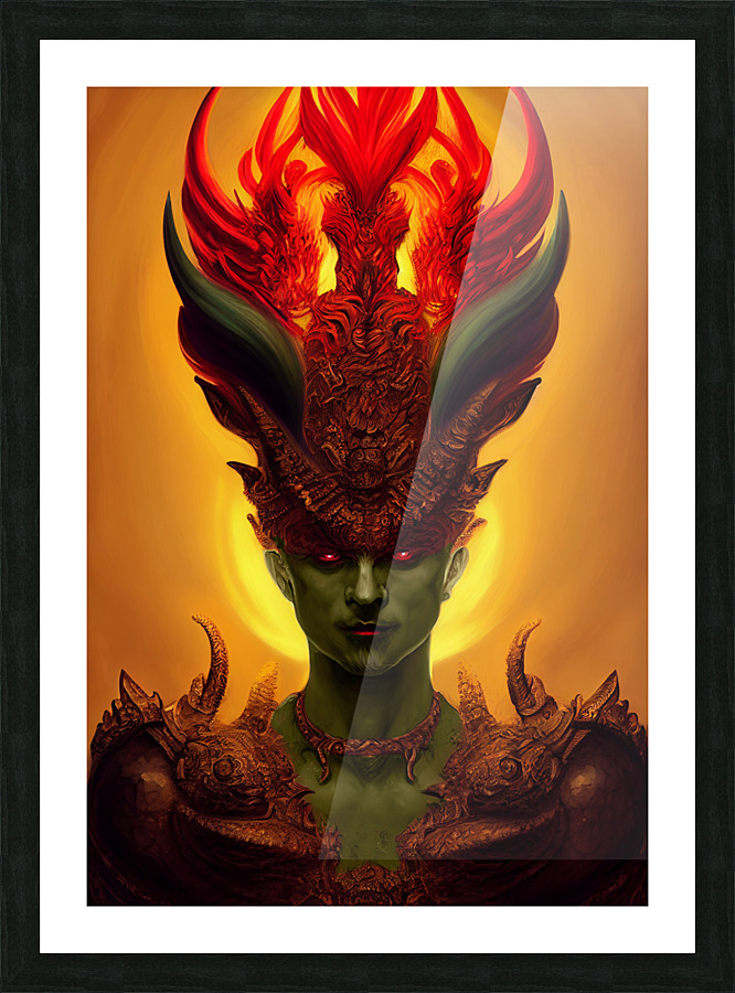 Renaissance Bowser  Picture Frame print