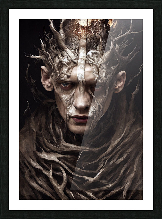 Variant Vecna - Darkness  Picture Frame print