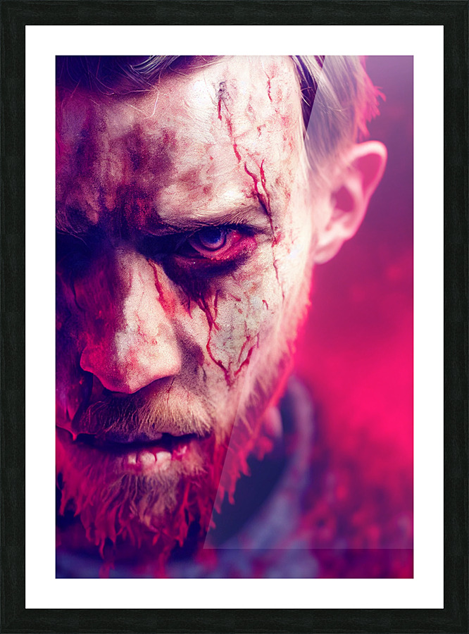 Zombie Obi Wan Picture Frame print