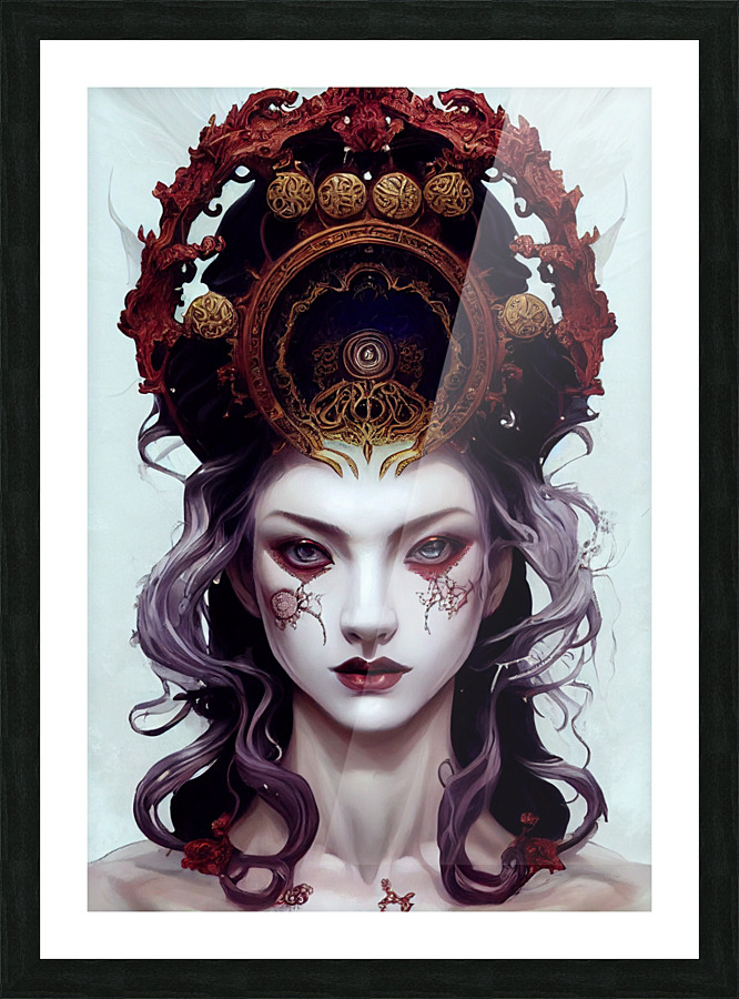 Scarlet Divinity   Picture Frame print