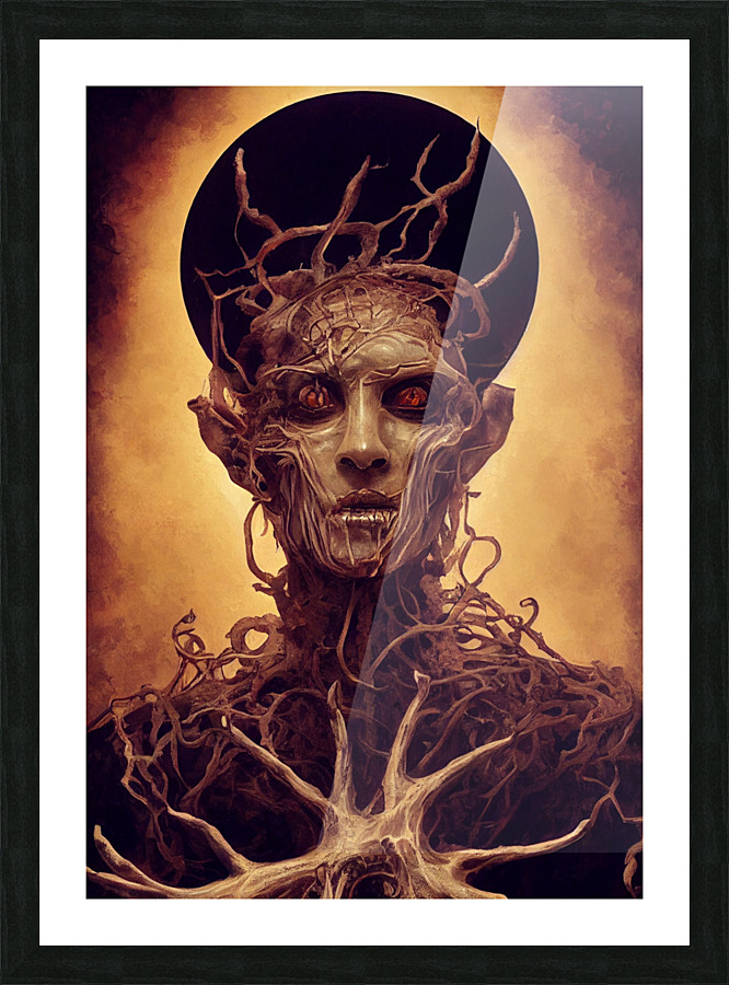 Variant Vecna - Eclipse Picture Frame print