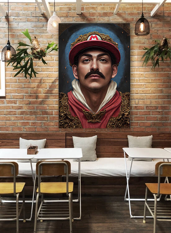 Renaissance Mario  by The Ed Underground