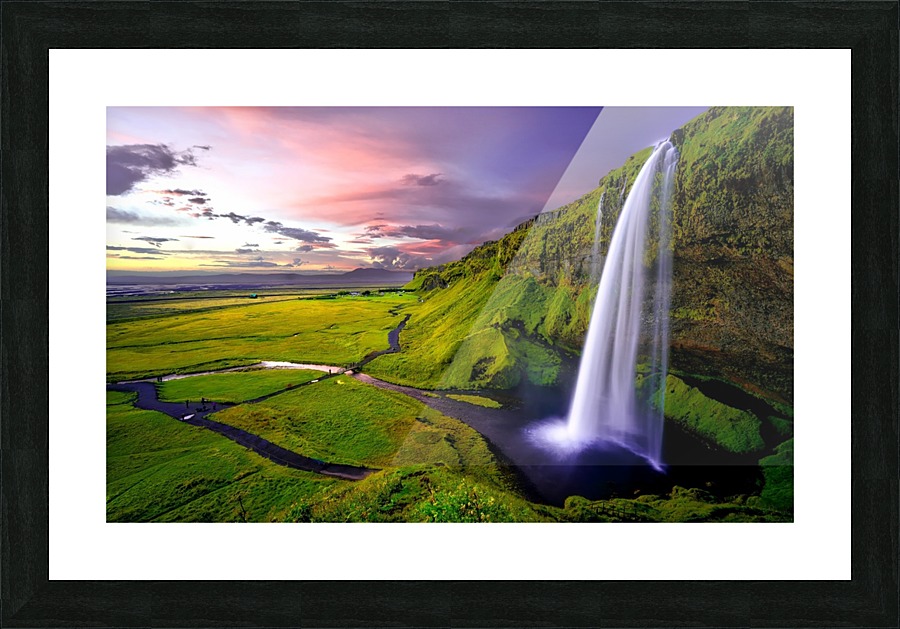 Purple Rain Picture Frame print