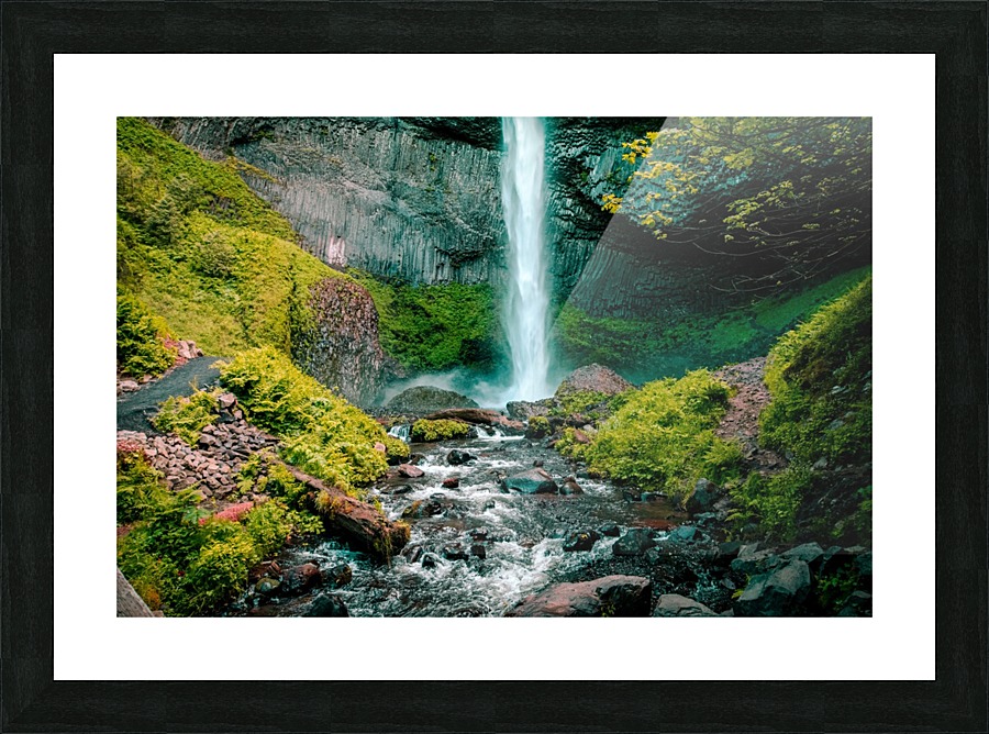Hidden Falls Picture Frame print