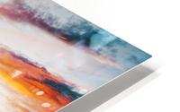 Waterfall at sunset HD Metal print