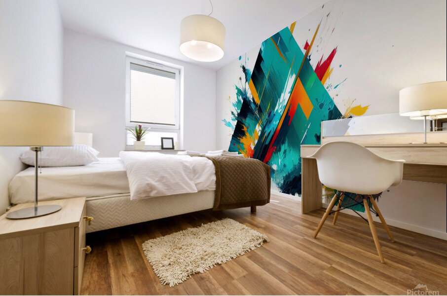 Deconstructing the Construct 01 Mural print