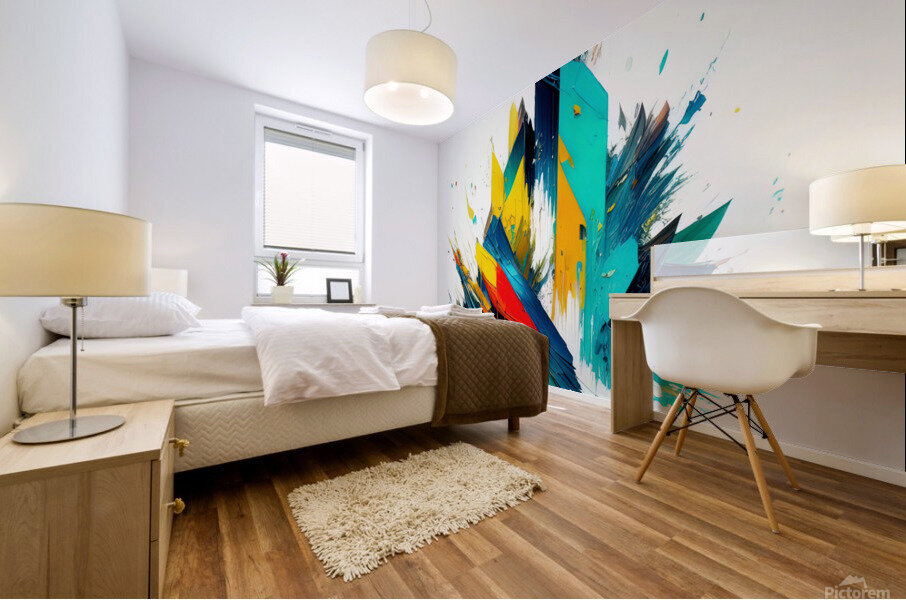 Deconstructing the Construct 03 Mural print