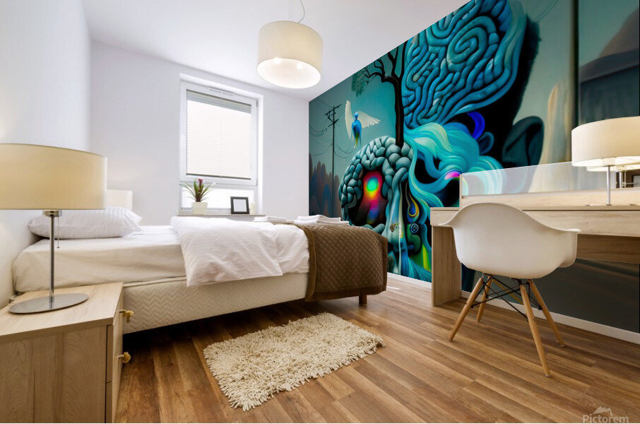 Head Case Mural print