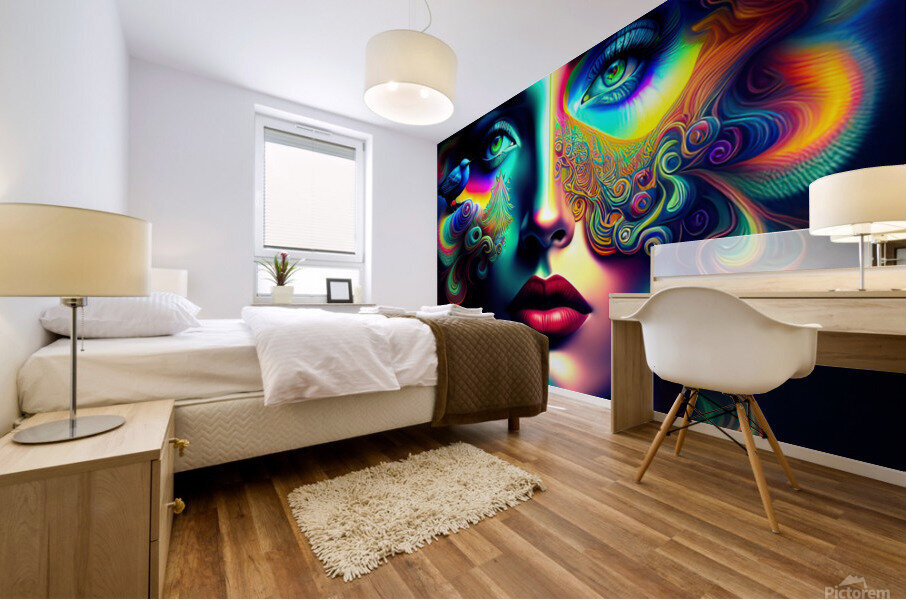 Psychedelia 03 Mural print