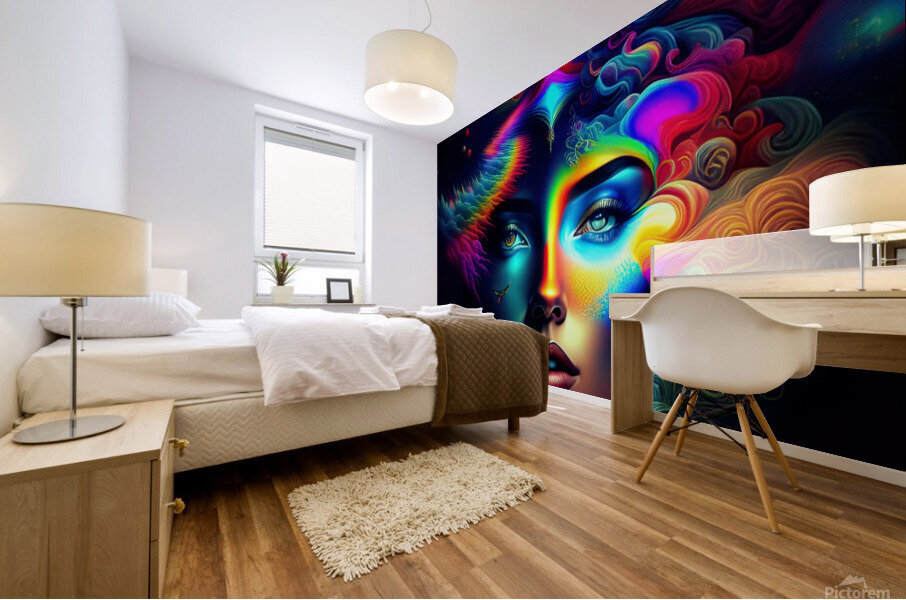 Psychedelia 02 Mural print