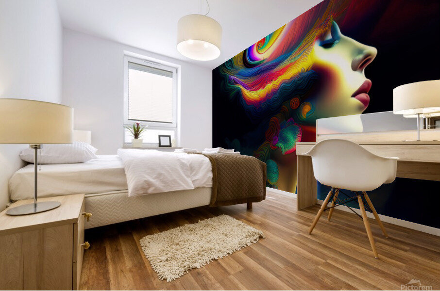 Cerebral Psychedelia Mural print