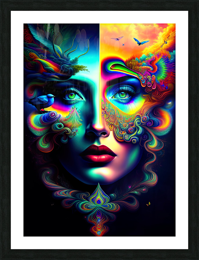 Psychedelia 03 Picture Frame print