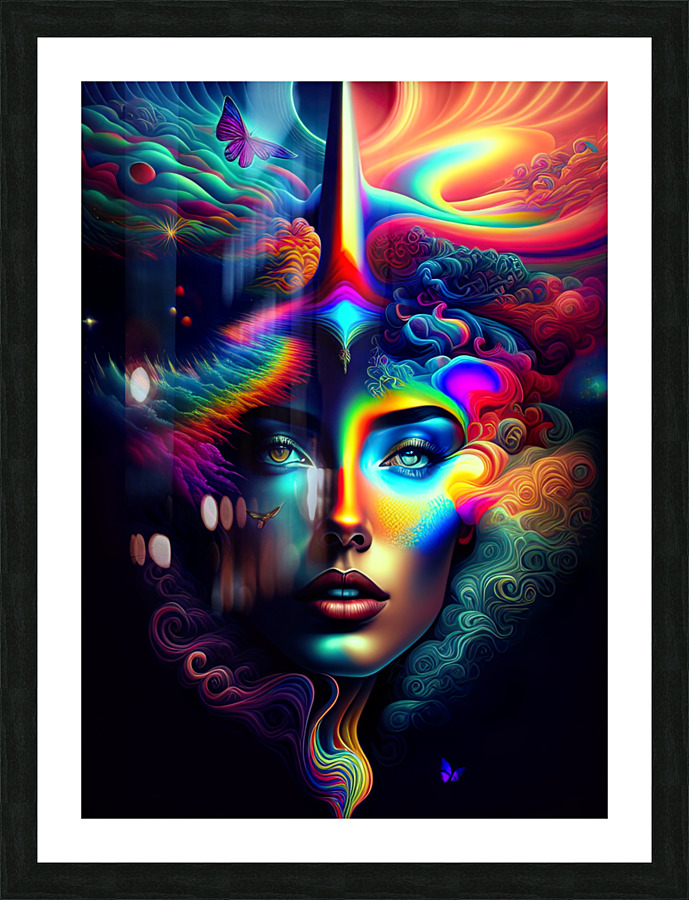 Psychedelia 02 Picture Frame print