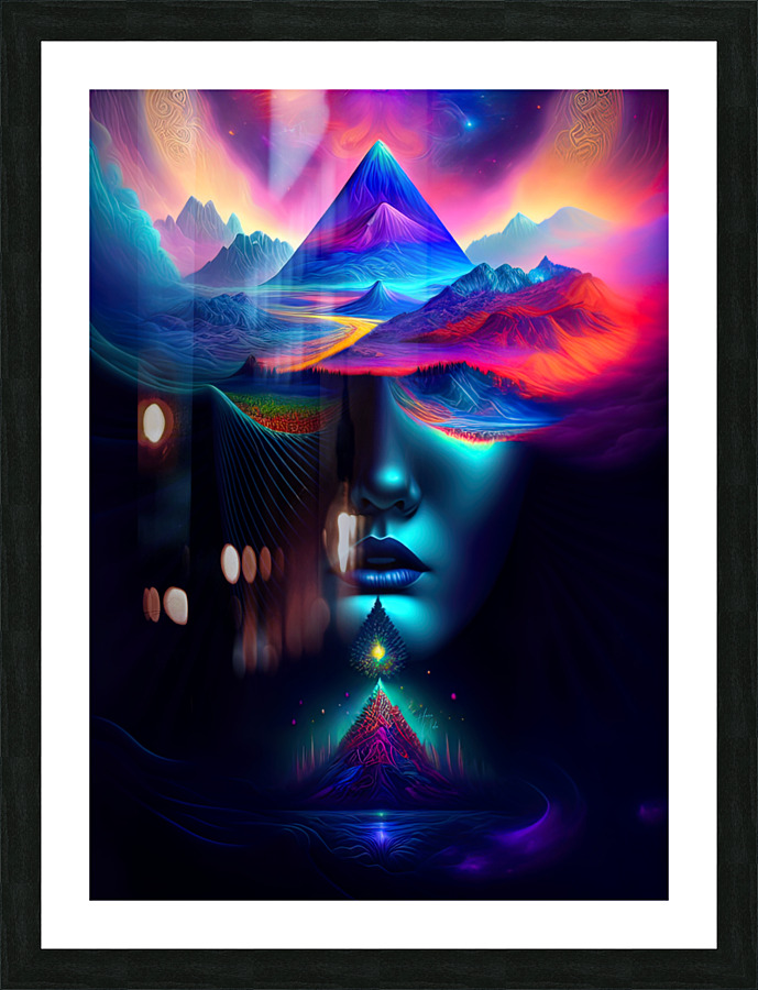 Psychedelia 05 Picture Frame print