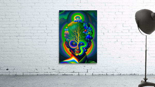 Psychedelic Branchwork Wall Preview