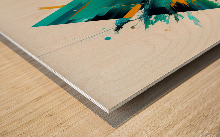 Deconstructing the Construct 01 Wood print