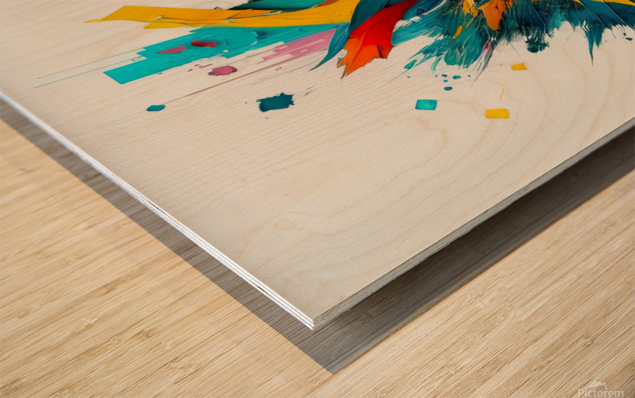 Deconstructing the Construct 04 Wood print