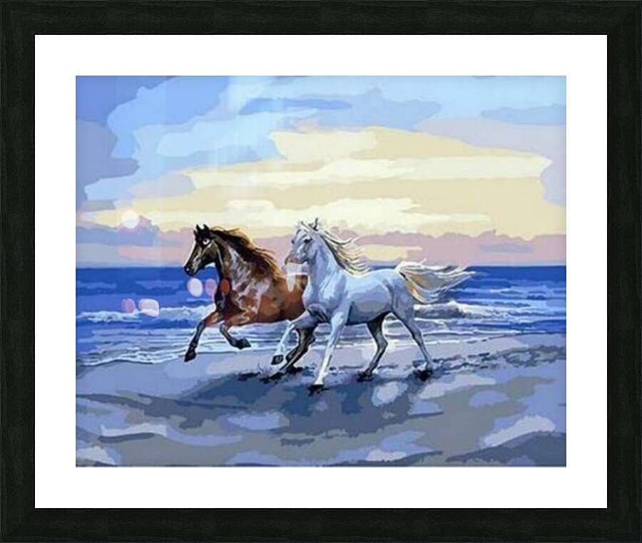 Horses Picture Frame print
