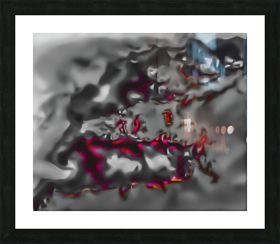 The Darkness Dwells Within Picture Frame print