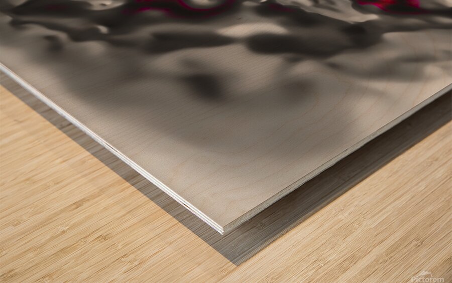 The Darkness Dwells Within Wood print