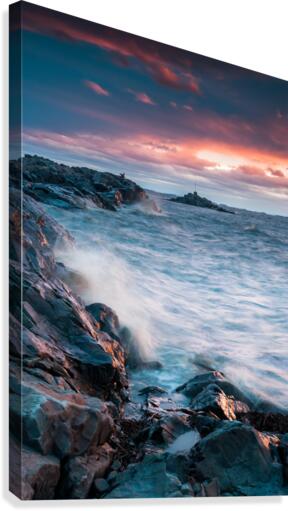 Tempete printaniere Canvas Print