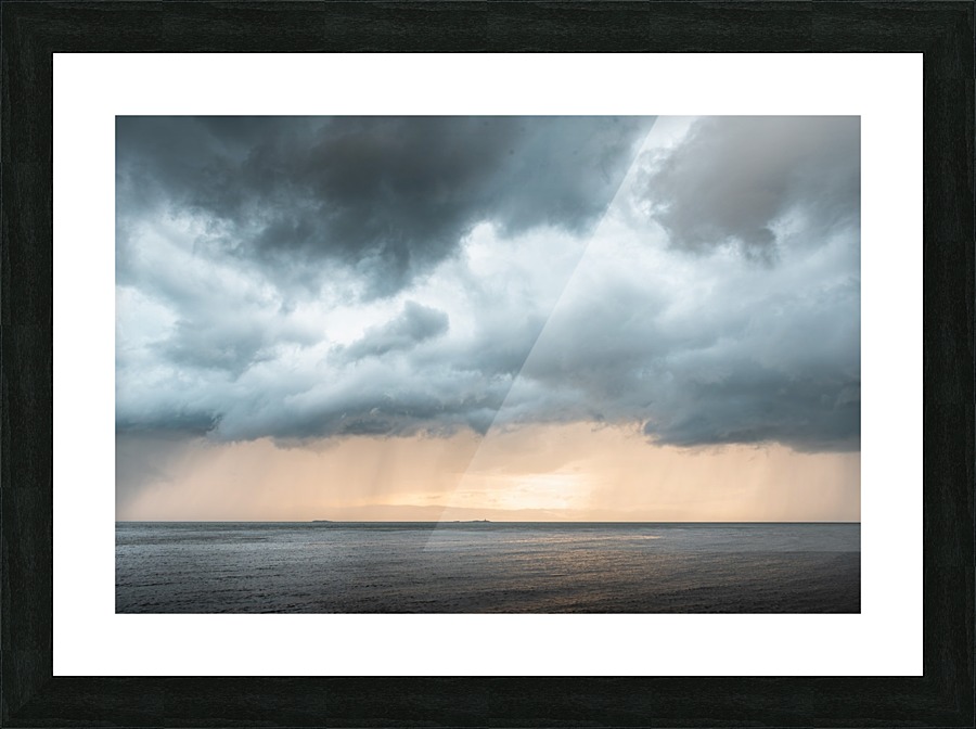 La tempete Picture Frame print