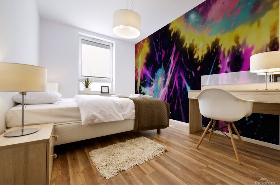 Vela Aquarii Mural print