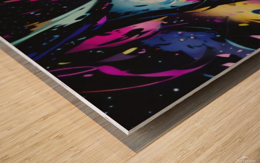 Expansion Of Everything Wood print