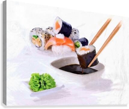 sushi 1 Canvas Print