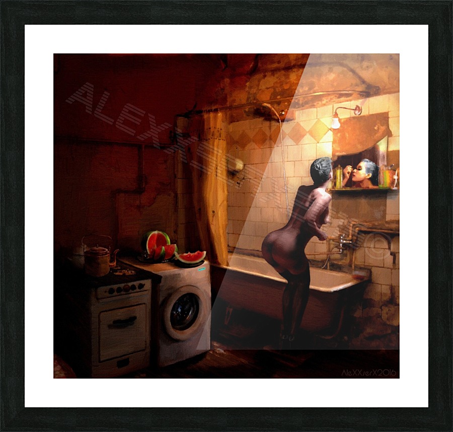 will wait paradise Picture Frame print
