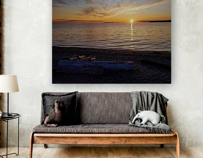 Birch Bay State Park - Summer Sunset by Marco Menezes