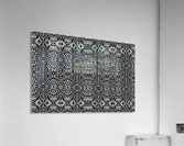 Black & White Patterned Print Acrylic Print