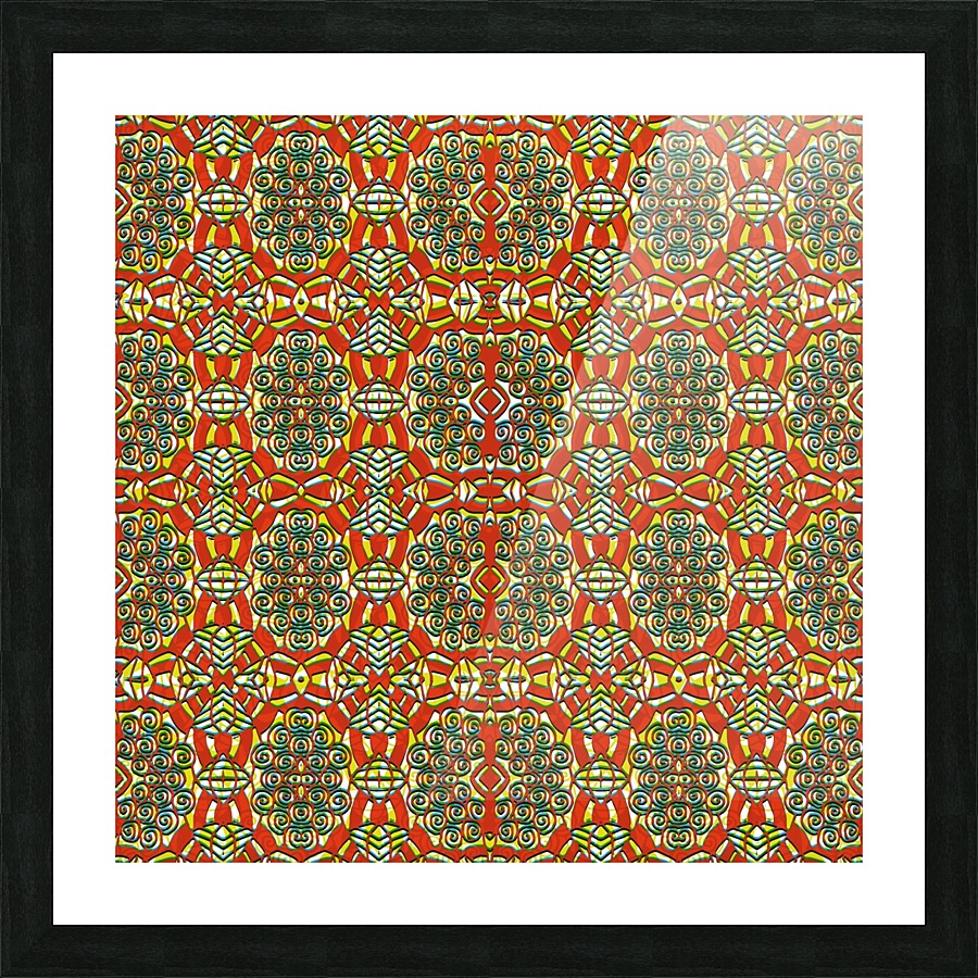  Patterned Print Picture Frame print