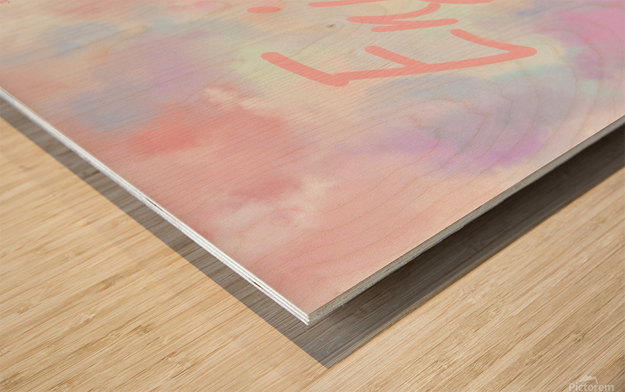 enjoy life Wood print