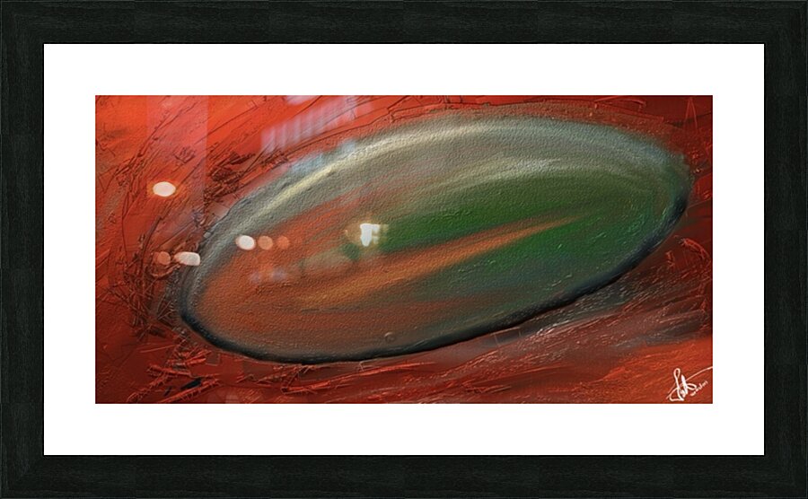 UFO Picture Frame print