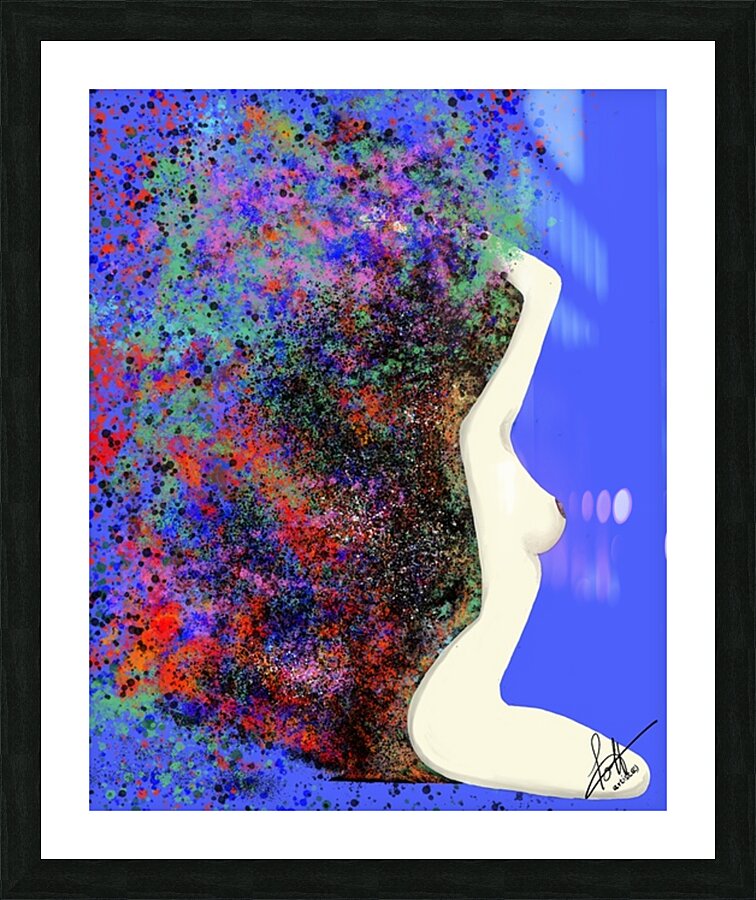 Eclosion interieure - Inner hatching Picture Frame print