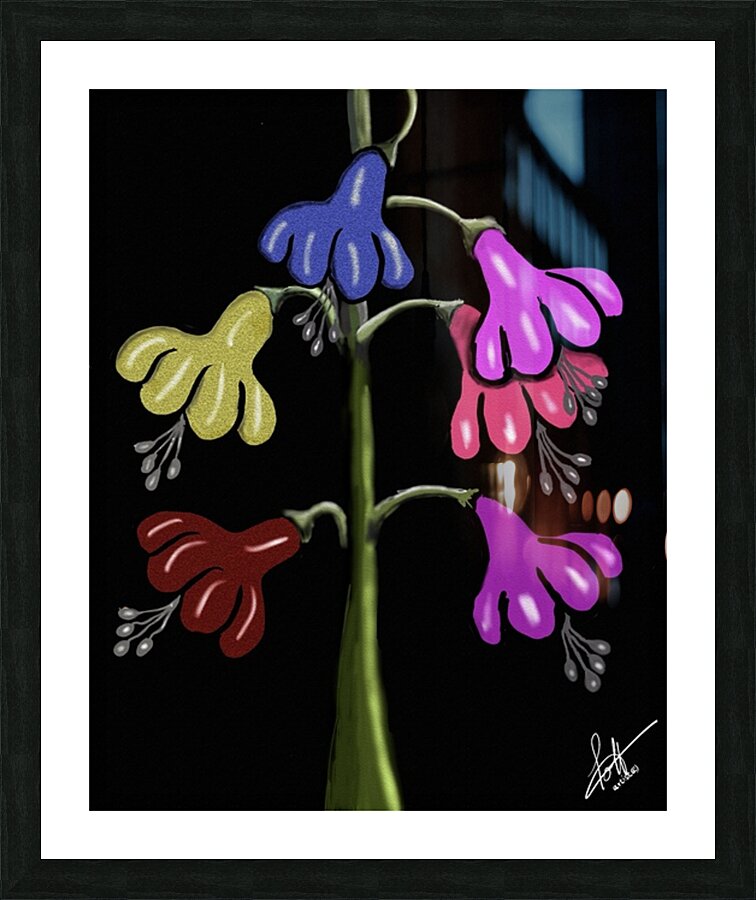 Jacinthe -  Hyacinth Picture Frame print