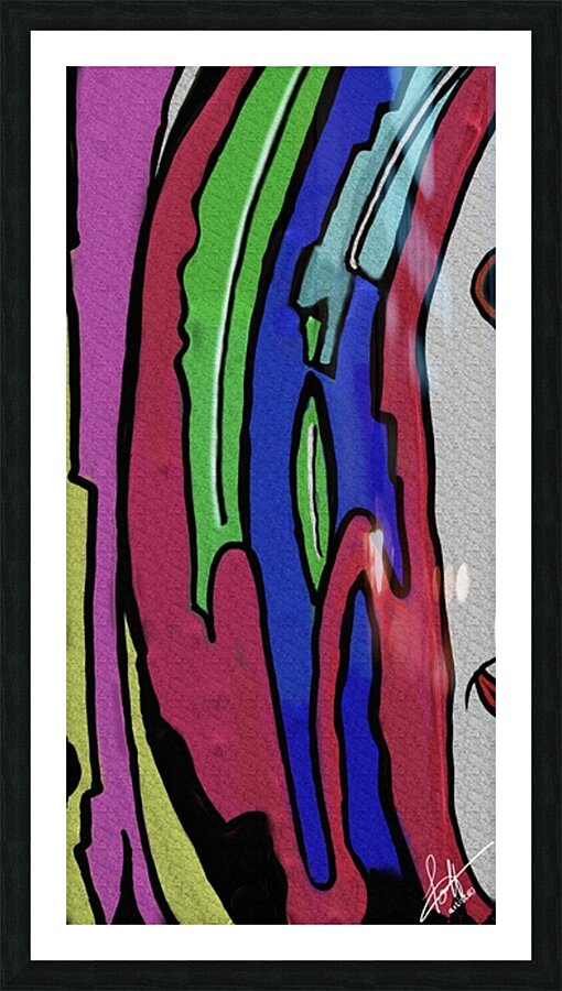 Flux - Flow Picture Frame print